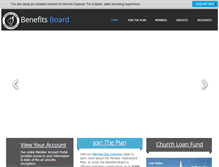 Tablet Screenshot of benefitsboard.com